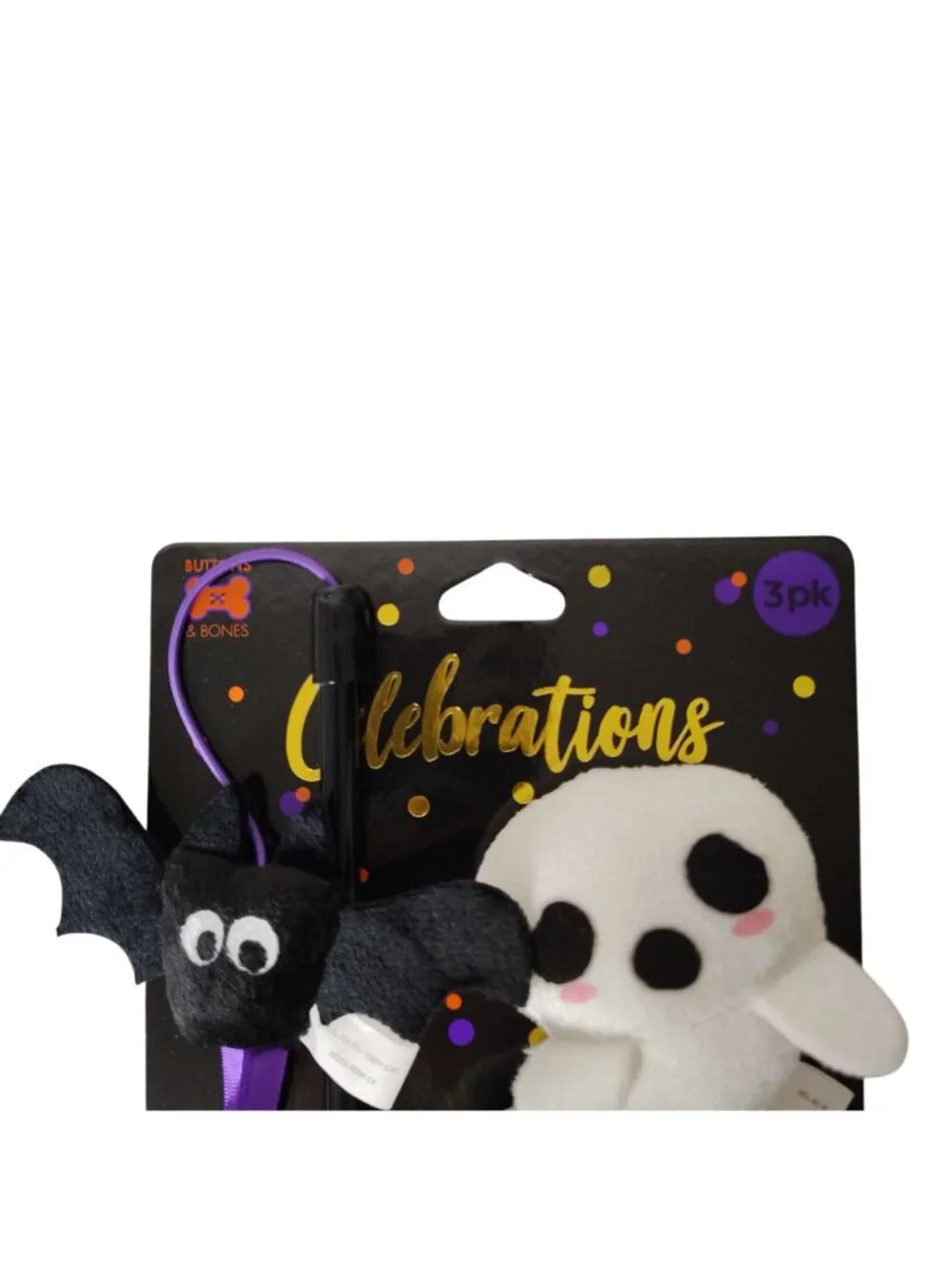 Halloween Themed Interactive Cat Toys 3-Pack With Catnip Inside